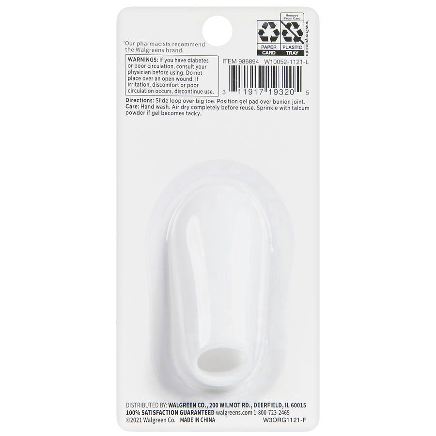 slide 2 of 5, Walgreens Gel Bunion Protector, 1 ct