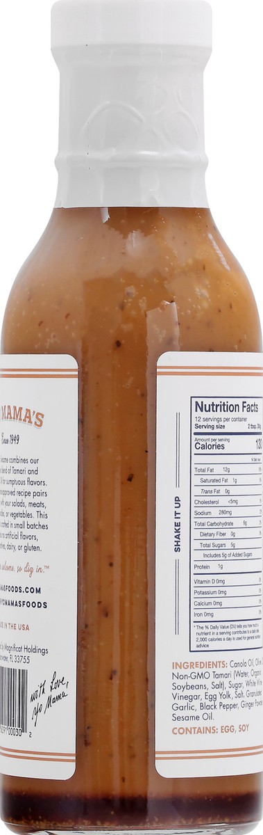 slide 12 of 13, Yo Mama's Dressing & Marinade, Sesame, Asian 13 Oz, 13 oz