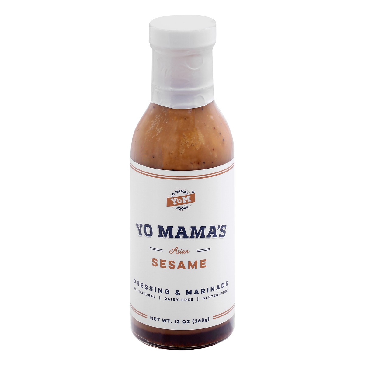 slide 5 of 13, Yo Mama's Dressing & Marinade, Sesame, Asian 13 Oz, 13 oz