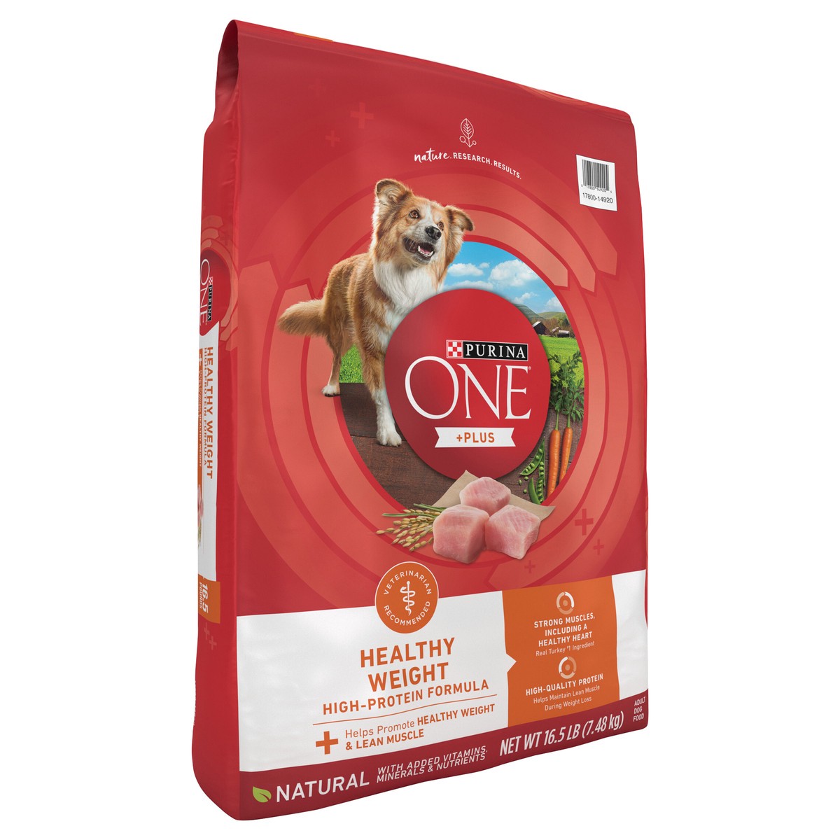 slide 5 of 9, ONE Purina ONE Plus Healthy Weight High-Protein Dog Food Dry Formula, 16.5 lb