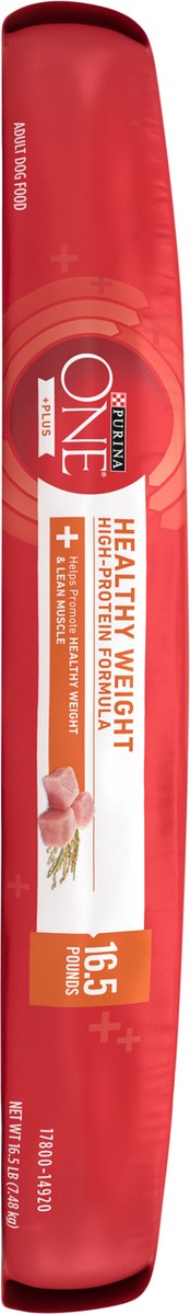 slide 4 of 9, ONE Purina ONE Plus Healthy Weight High-Protein Dog Food Dry Formula, 16.5 lb