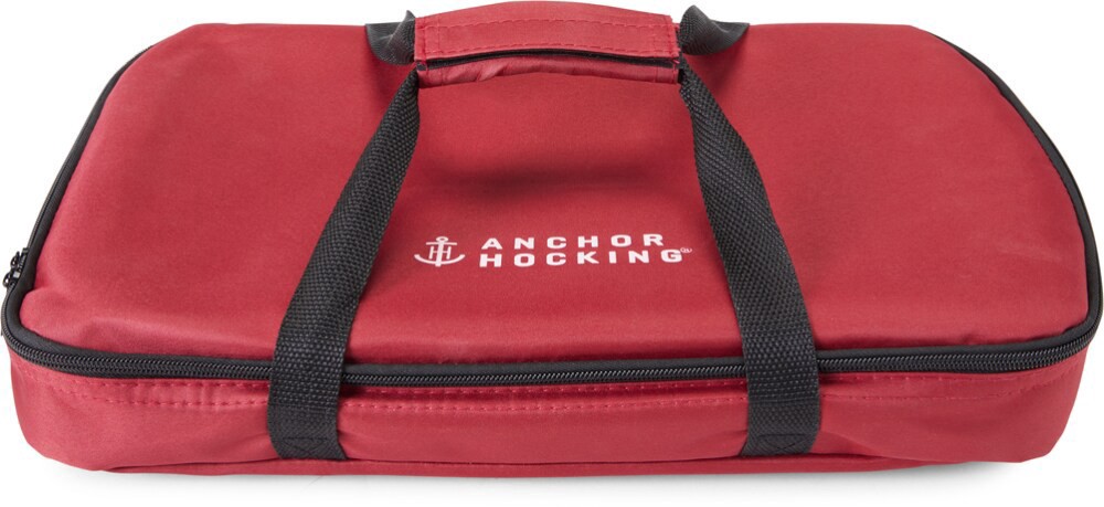 slide 3 of 3, Anchor Hocking Red 3-Piece Bake & Take Set, 3 pc