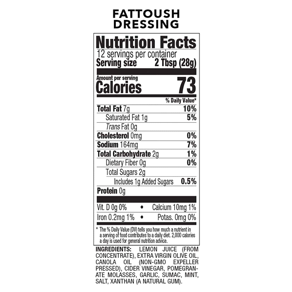 slide 4 of 9, Teta Foods Fattoush, 12 oz