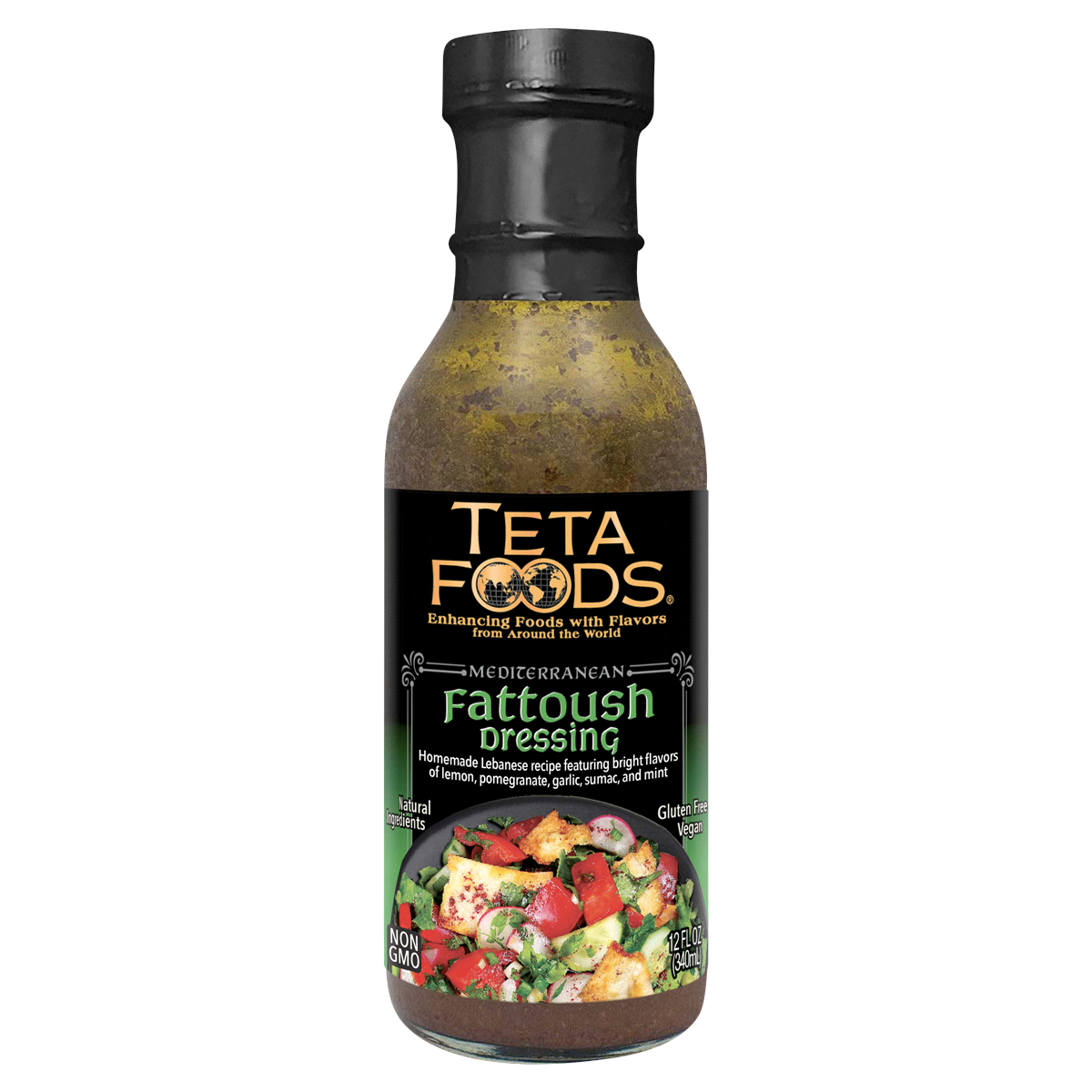 slide 1 of 9, Teta Foods Fattoush, 12 oz