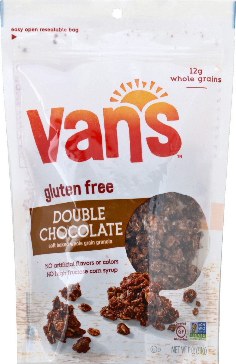 slide 2 of 2, Van's Natural Foods Double Chocolate Granola, 11 oz