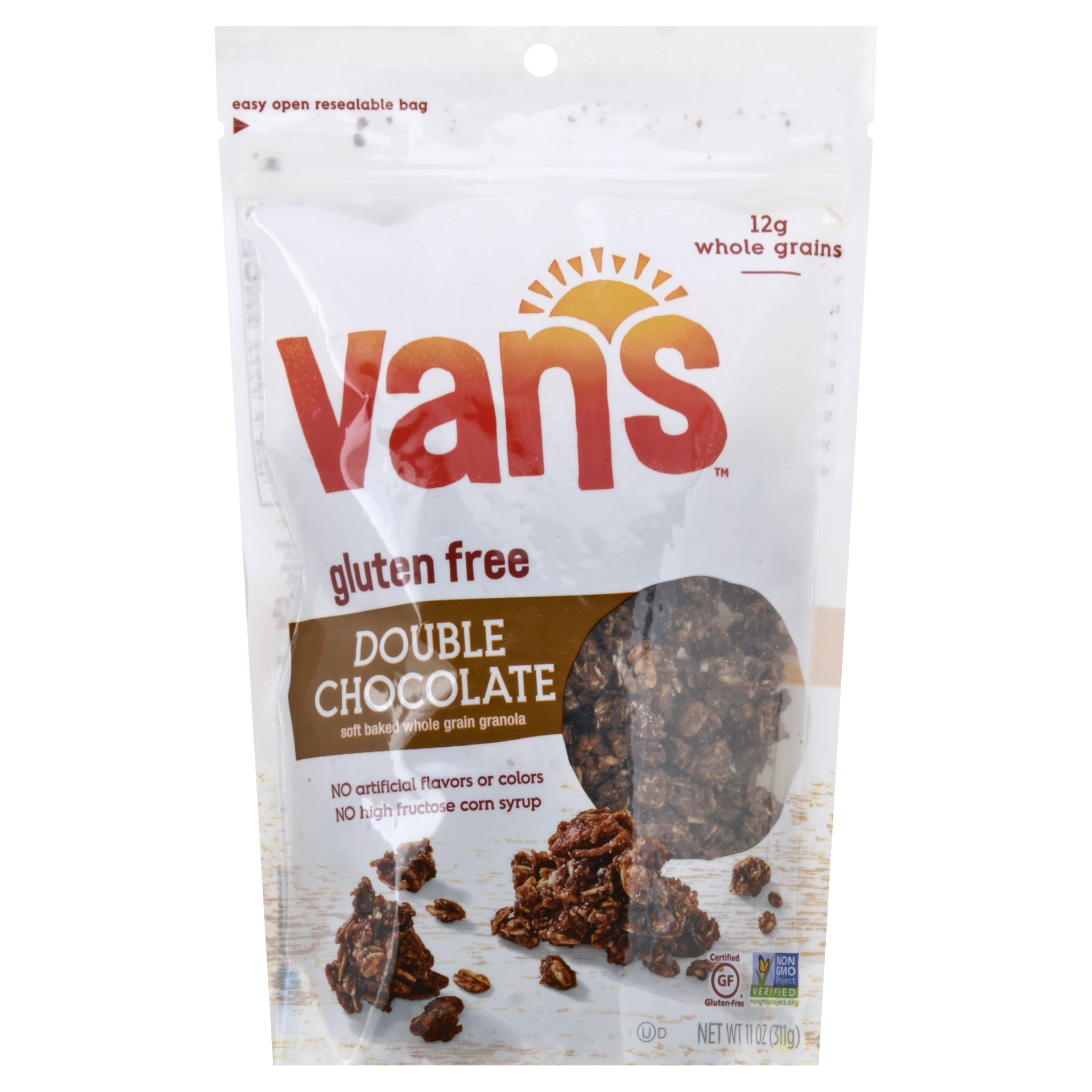 slide 1 of 2, Van's Natural Foods Double Chocolate Granola, 11 oz