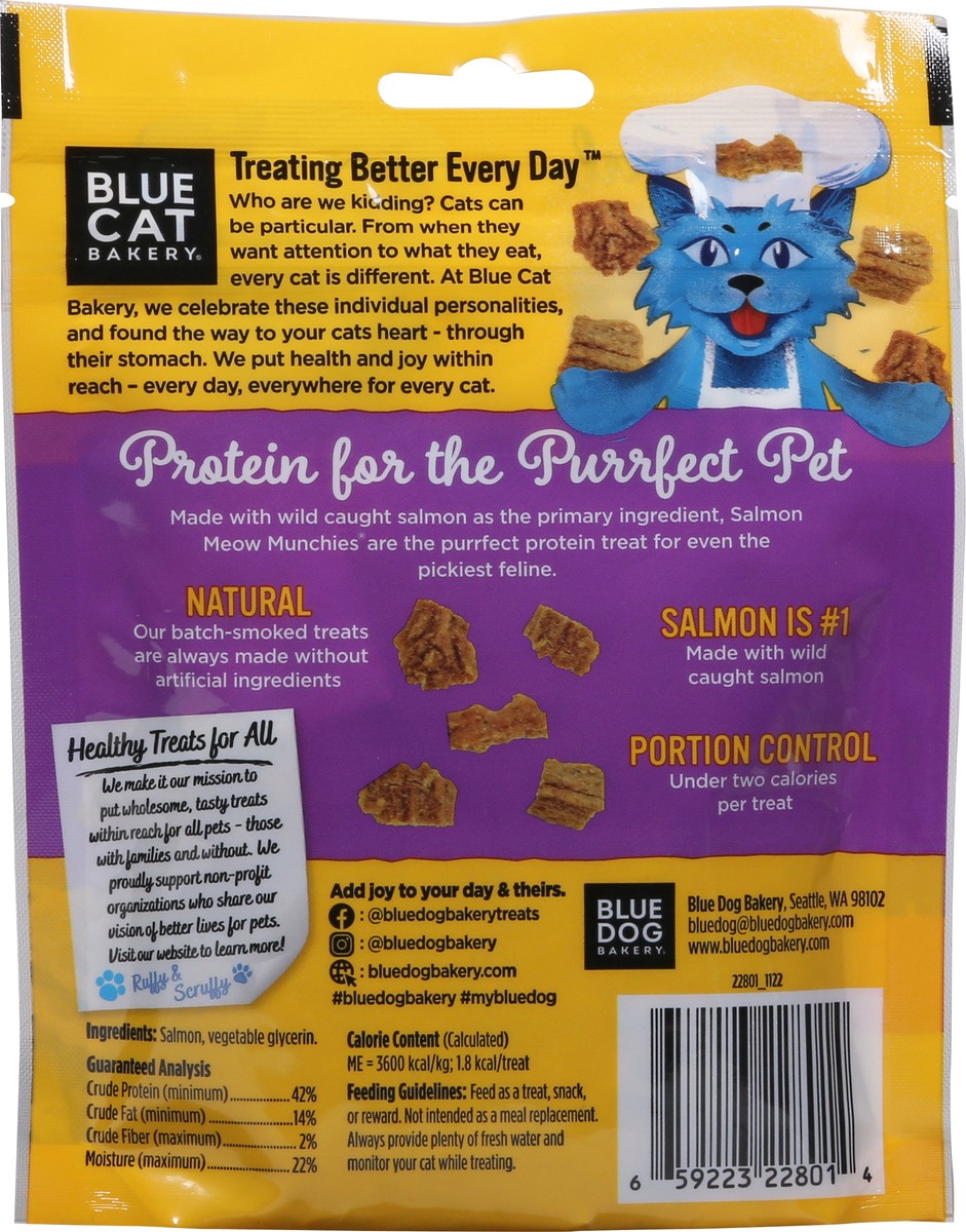 slide 6 of 9, Blue Cat Bakery Meow Munchies Purrfect Protein Salmon Treat for Cats 2.1 oz, 2.1 oz