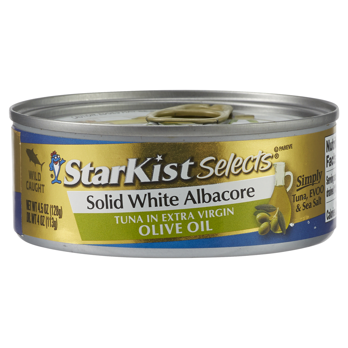 slide 1 of 1, StarKist Solid White Albacore Tuna in Extra Virgin Olive Oil, 4.5 oz