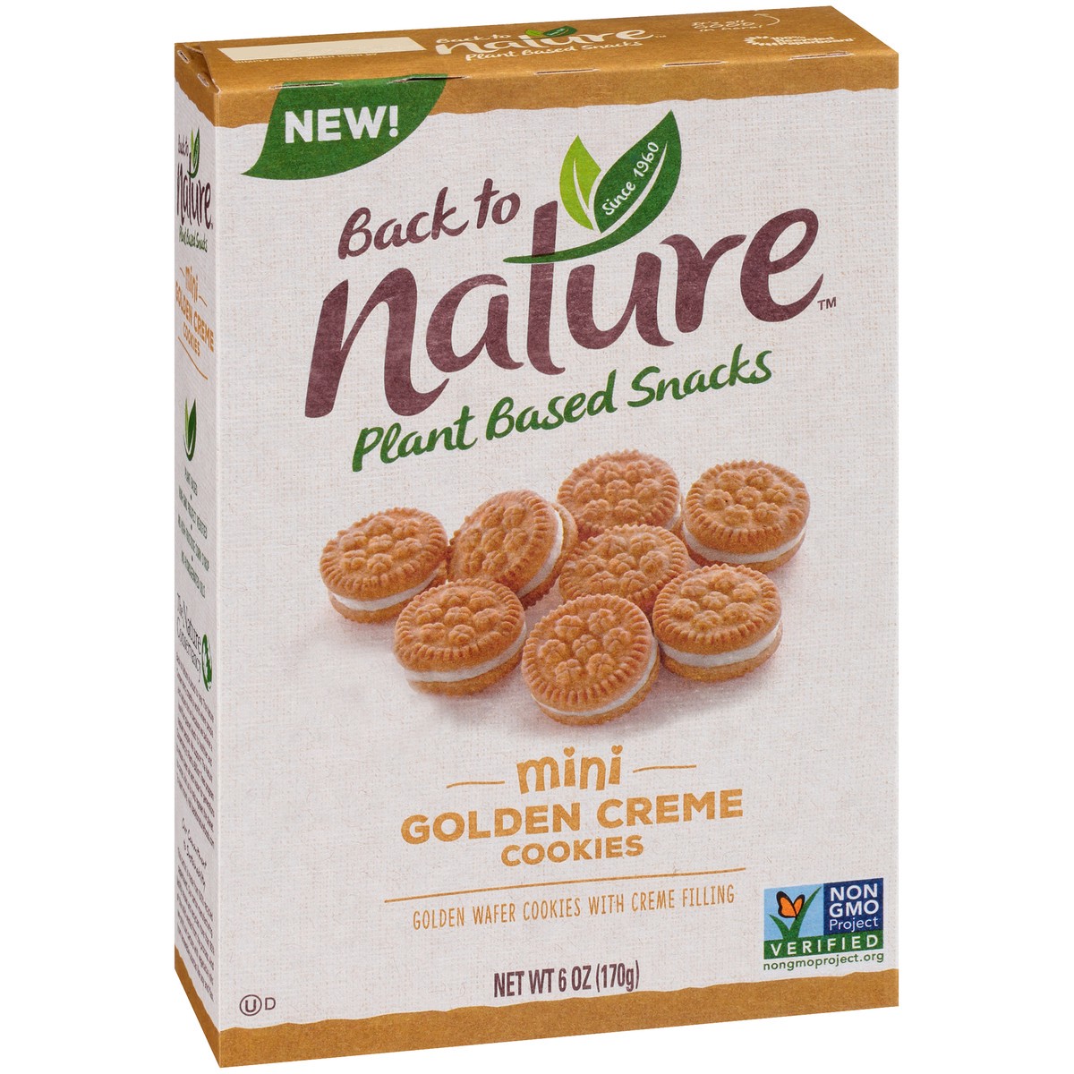 slide 2 of 9, Back to Nature™ Mini Golden Creme Cookies 6 oz. Box, 6 oz