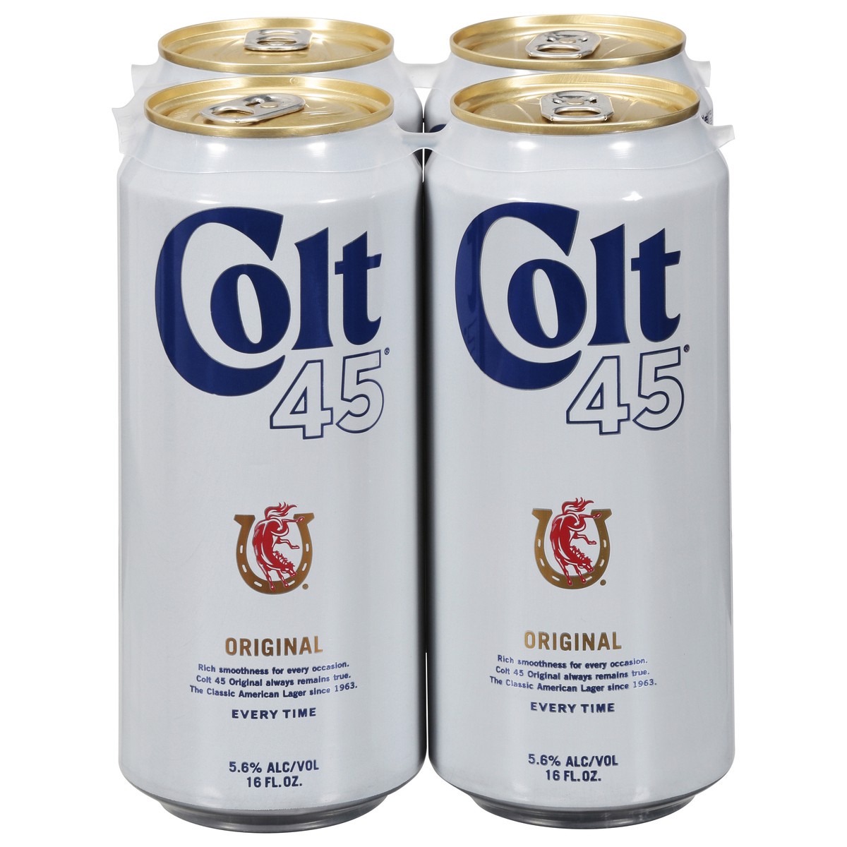 slide 6 of 9, Colt 45 Malt Liquor Colt 45 Original, 4 Pack, 16 fl oz Aluminum Cans, 5.6% ABV, Domestic Lager, 4 ct; 16 fl oz
