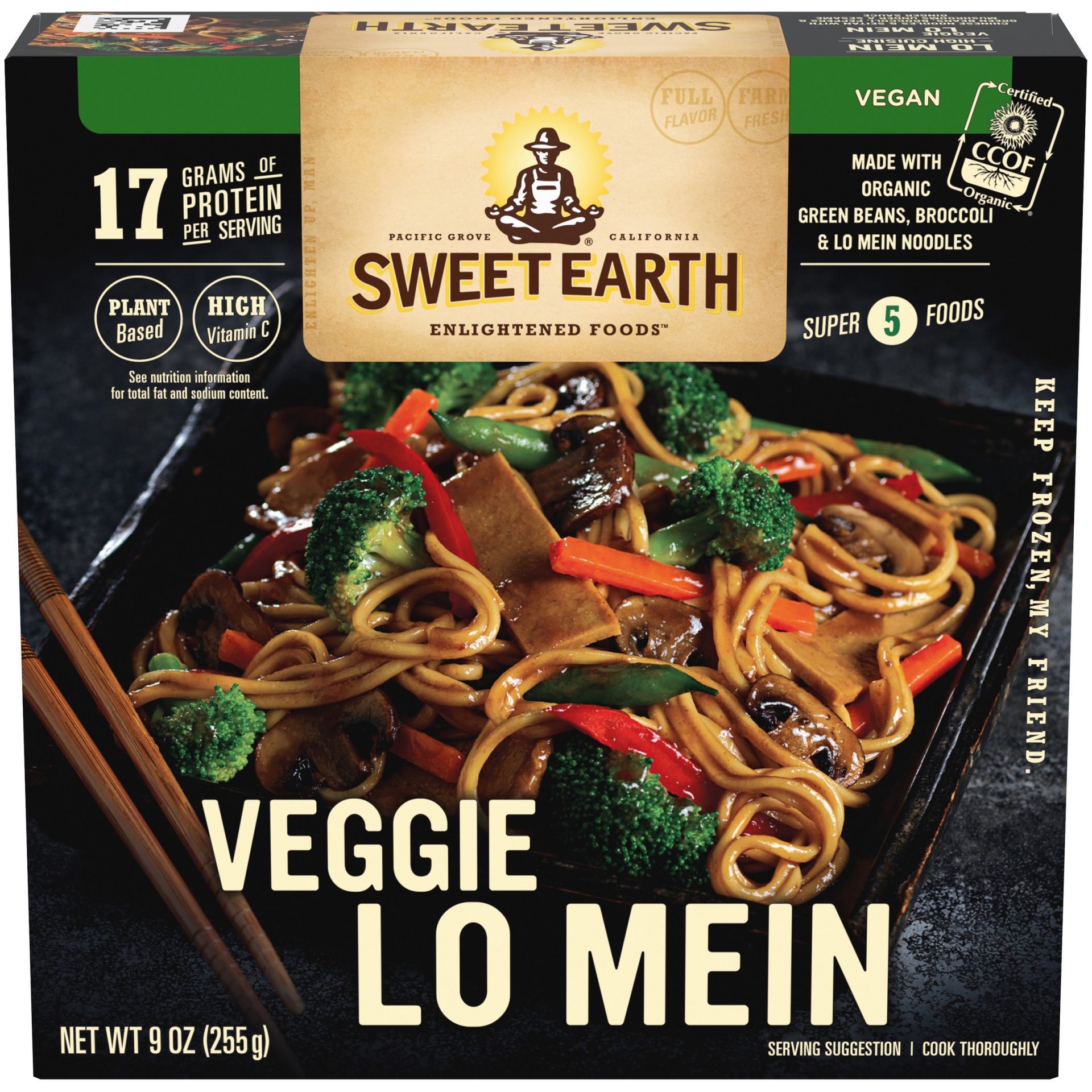 slide 2 of 10, Sweet Earth Lo Mein Veggie Enlightened Foods, 9 oz