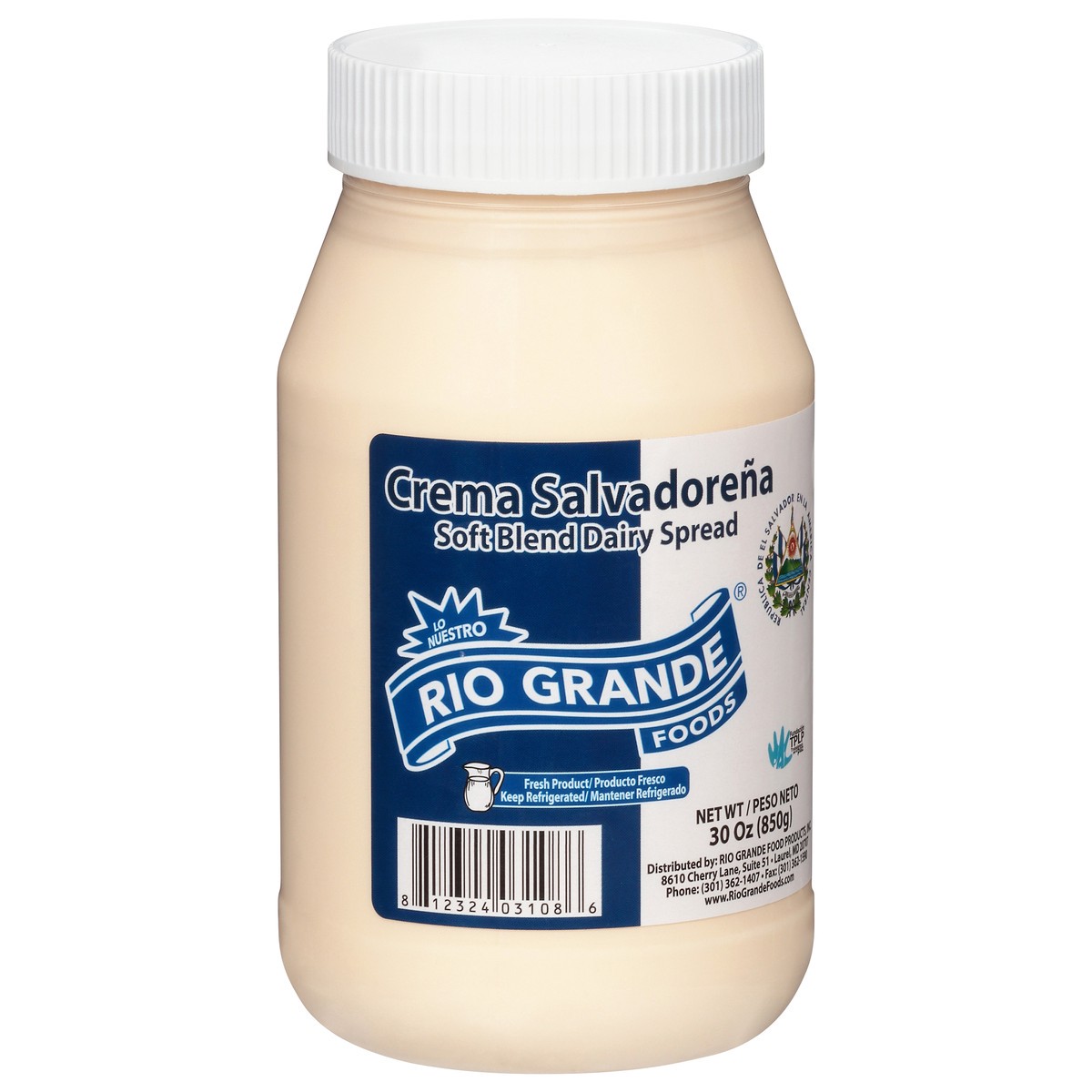 slide 11 of 13, Rio Grande Crema Salvadorena Soft Blend Dairy Spread 30 oz, 30 oz