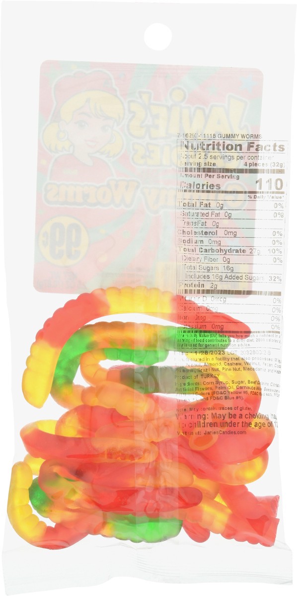 slide 4 of 9, Janie's Candies Gummy Bears 2.5 oz, 1 ct