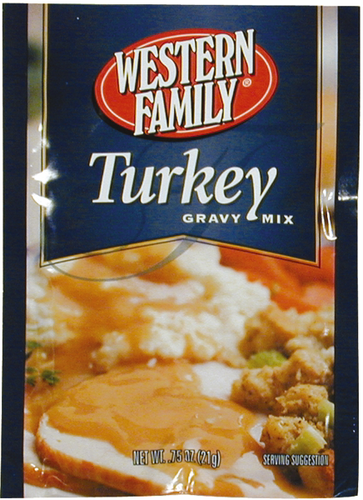 slide 1 of 1, Western Family Turkey Gravy Mix, 0.75 oz