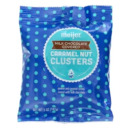 Meijer Milk Chocolate Covered Caramel Nut Clusters, 5 Oz