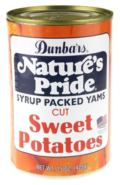 slide 1 of 1, Nature's Pride Cut Sweet Potatoes, 15 oz