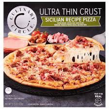 slide 1 of 1, Culinary Circle Sicilian Thin Crust Pizza, 15.15 oz