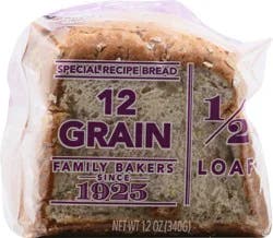 Lewis 1/2 Loaf 12 Grain Bread 12 oz