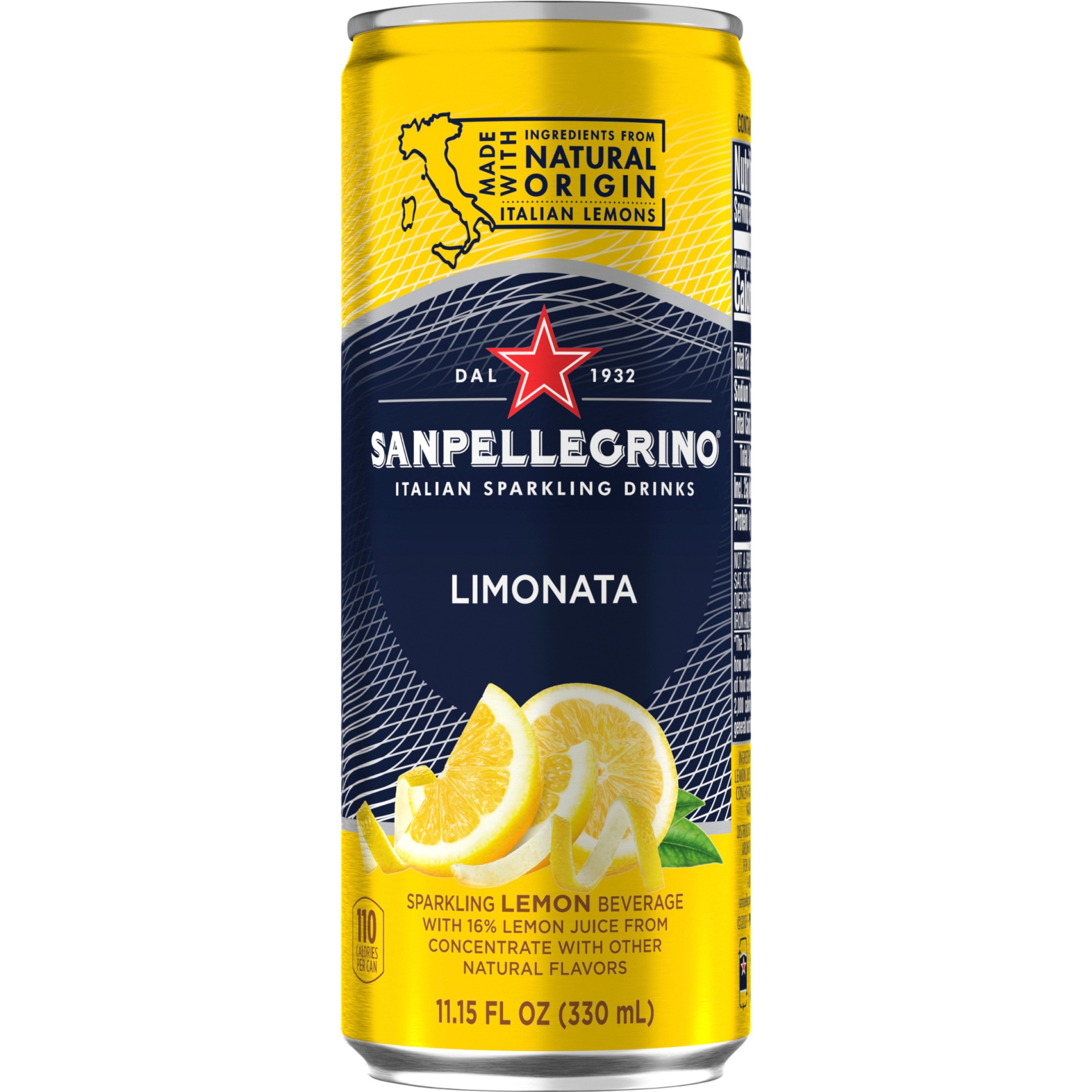 San Pellegrino Italian Sparkling Drink Limonata, Sparkling Lemon ...