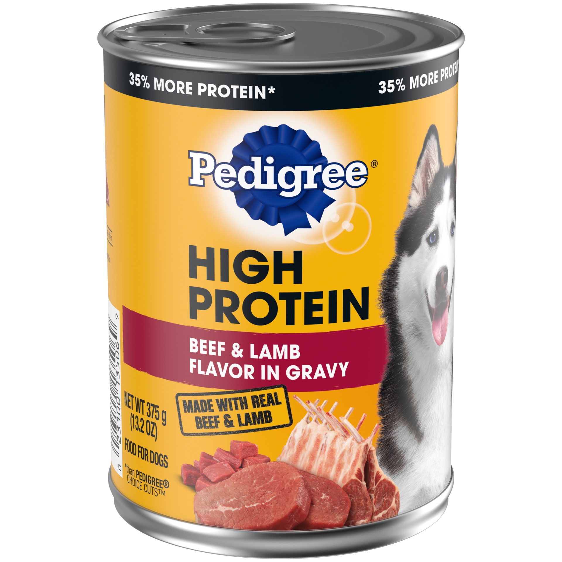 PEDIGREE High Protein Adult Canned Wet Dog Food, Beef & Lamb Flavor in
