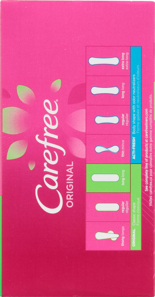 slide 6 of 10, Carefree Original Long Unscented Liners 92 ea Box, 92 ct