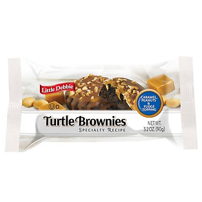 slide 1 of 1, LITTLE DEBBIE Turtle Brownies, 1 ct