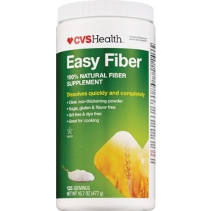 slide 1 of 1, CVS Health Easy Fiber, 16.7 oz; 477 gram