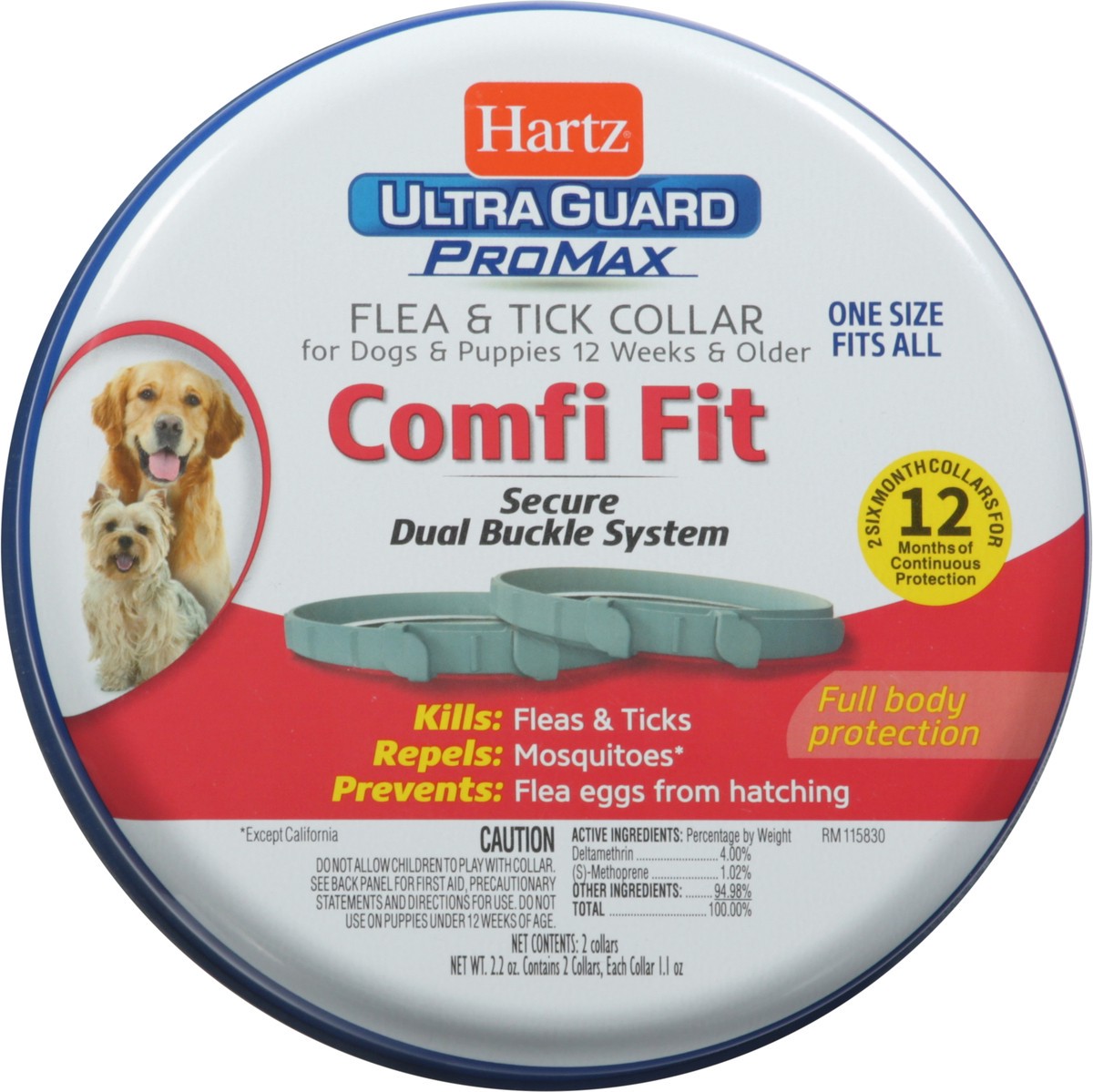 slide 2 of 11, Hartz Ultra Guard ProMax Flea & Tick Collar 2 - 1.1 oz Collars, 2 ct