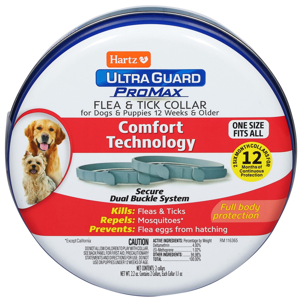 slide 1 of 11, Hartz Ultra Guard ProMax Flea & Tick Collar 2 - 1.1 oz Collars, 2 ct