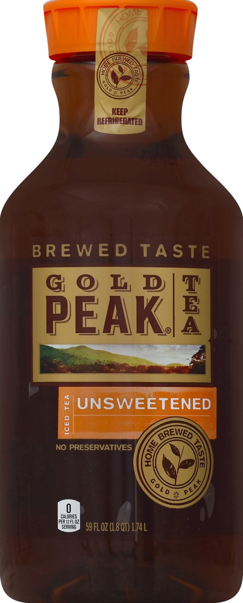 slide 3 of 4, Gold Peak Unsweetened Tea, 59 fl oz