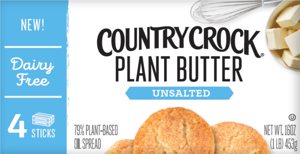 slide 11 of 11, Country Crock Homestyle Dairy Free Butter Unsalted Sticks, 16 oz, 4-pack, 4 ct