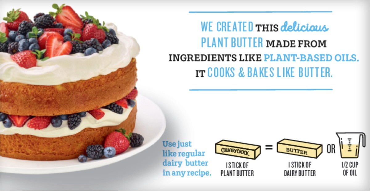 slide 9 of 11, Country Crock Homestyle Dairy Free Butter Unsalted Sticks, 16 oz, 4-pack, 4 ct