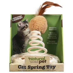 Natural Pet Cat Spring Toy - 1 pc
