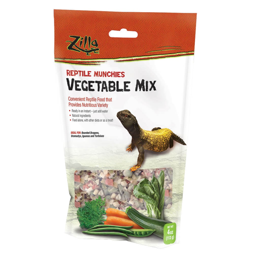 slide 2 of 7, Zilla Reptile Munchies Vegetable Mix 4 Ounces, 1 ct
