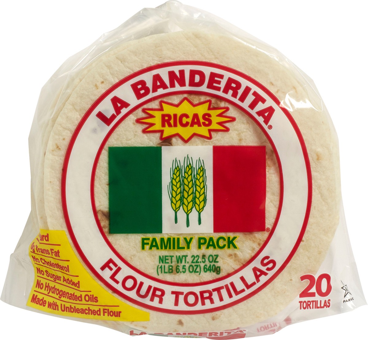 slide 7 of 9, La Banderita Family Pack Tortilla, 20 ct