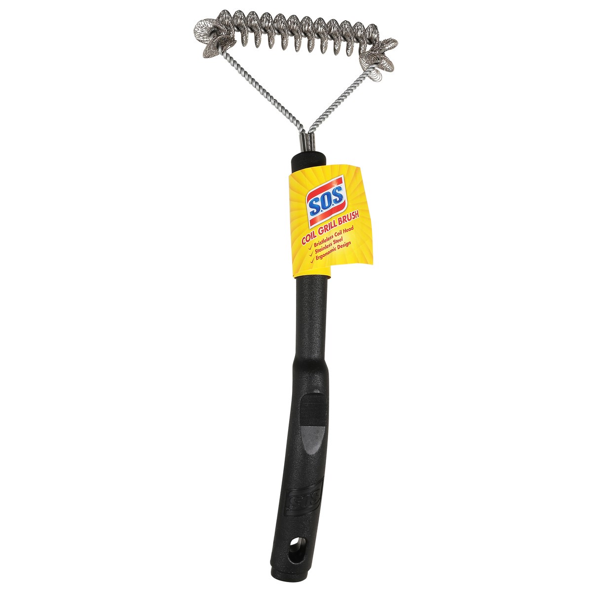 slide 2 of 12, S.O.S. Coil Grill Brush 1 Each, 1 ct