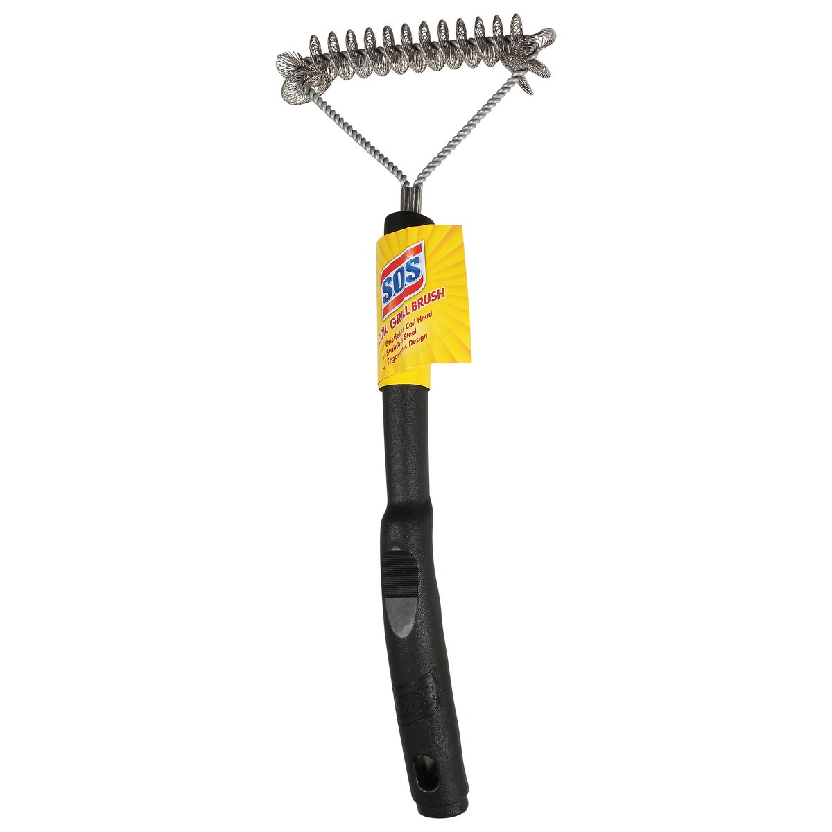 slide 9 of 12, S.O.S. Coil Grill Brush 1 Each, 1 ct