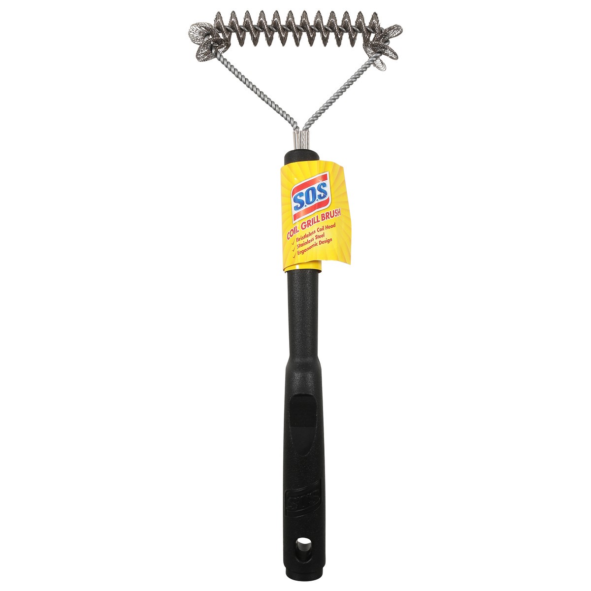 slide 1 of 12, S.O.S. Coil Grill Brush 1 Each, 1 ct