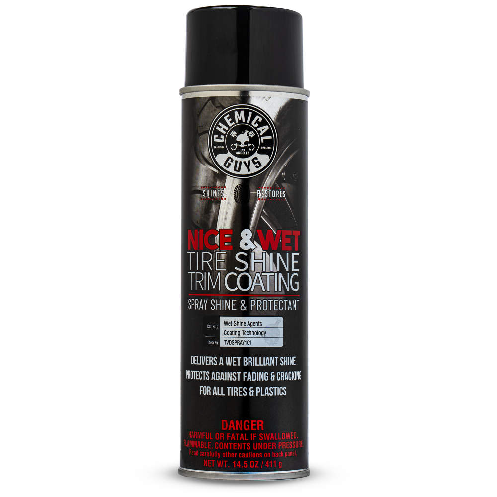 slide 2 of 2, Chemical Guys Nice & Wet Tire Shine Trim Coating Spray Shine Protectant, 16 fl oz