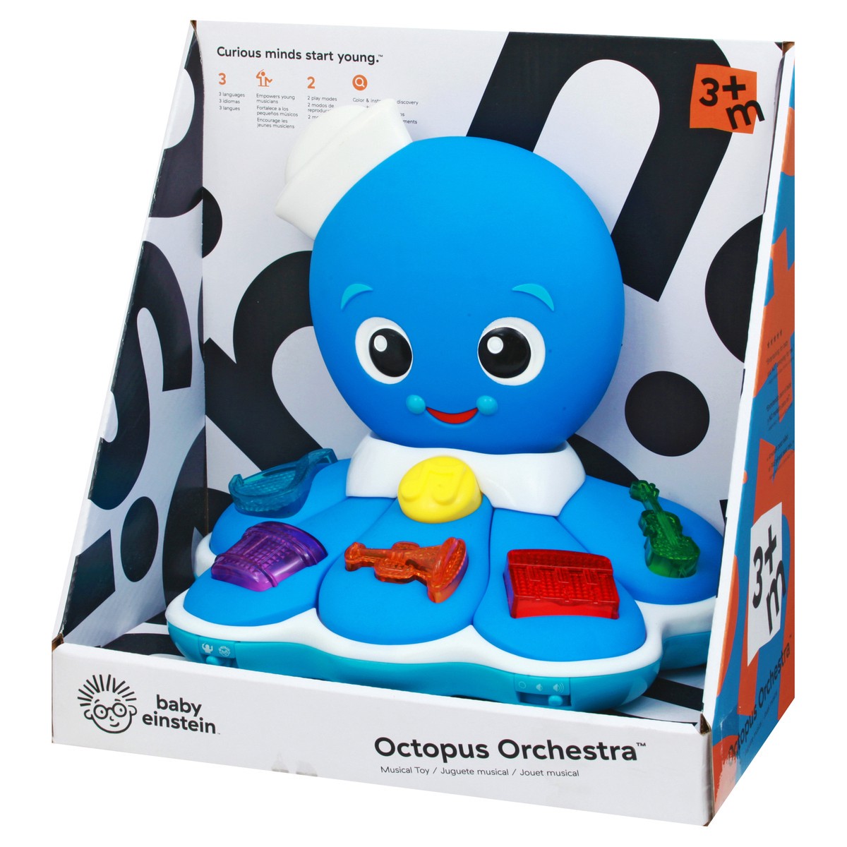 slide 5 of 11, Baby Einstein Octopus Orchestra 3+ Months Musical Toy 1 ea, 1 ea