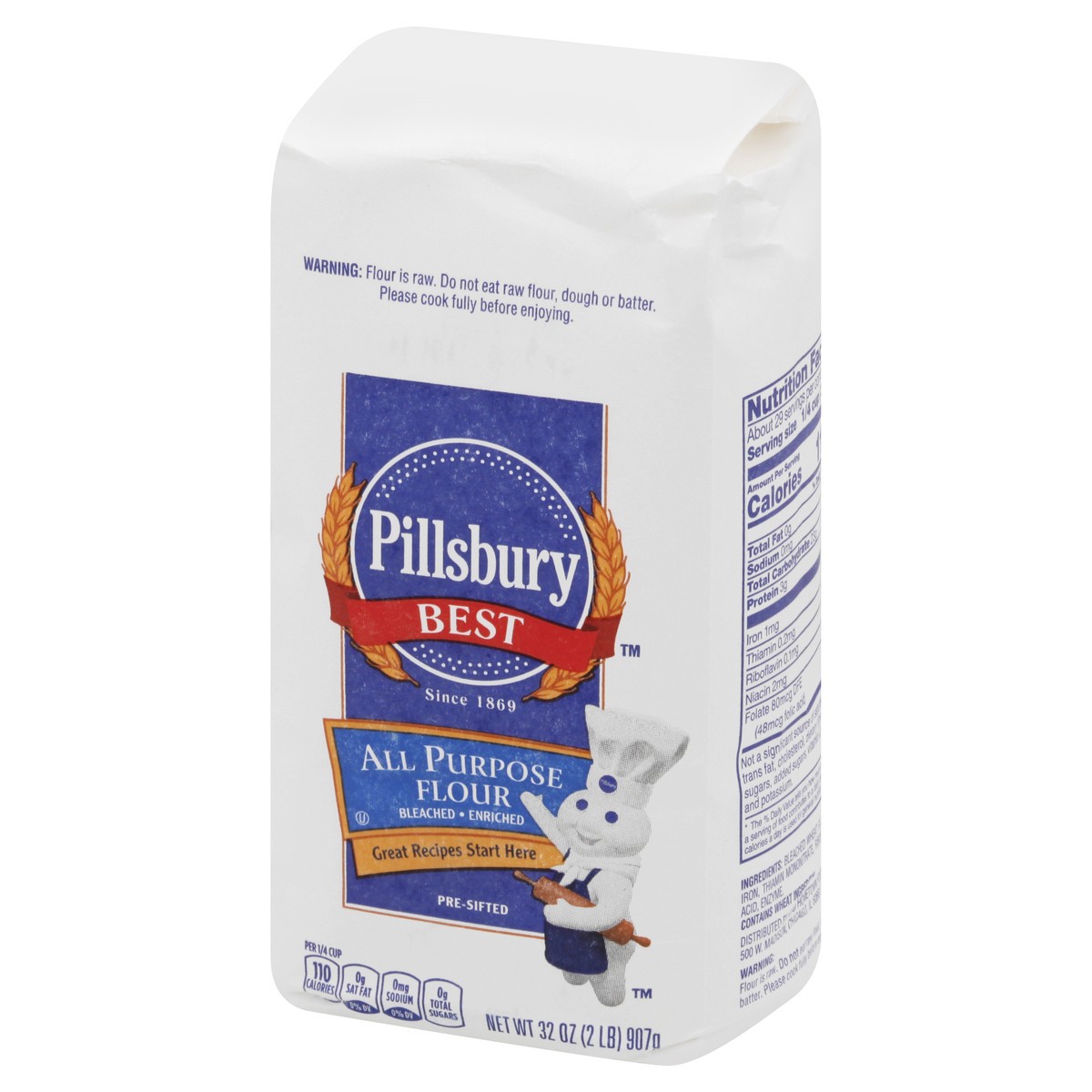 slide 10 of 10, Pillsbury All Purpose Flour- 32 oz, 32 oz