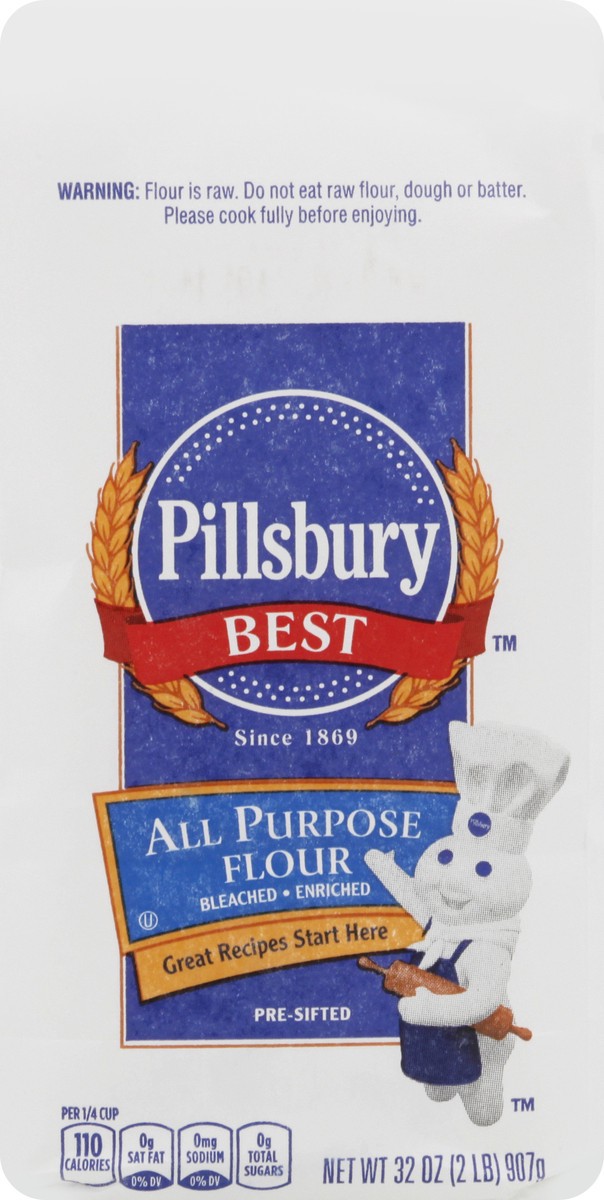 slide 7 of 10, Pillsbury All Purpose Flour- 32 oz, 32 oz