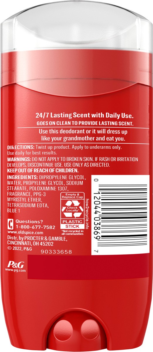 slide 2 of 3, Old Spice Aluminum Free Deodorant for Men, Wolfthorn, 48 Hr. Protection, 3.0 oz, 3 oz