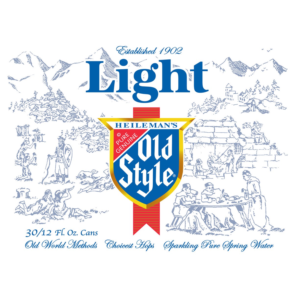 slide 5 of 10, Heileman's Old Style Old Style Light Beer, 30 Pack, 12 fl oz Cans, 360 oz