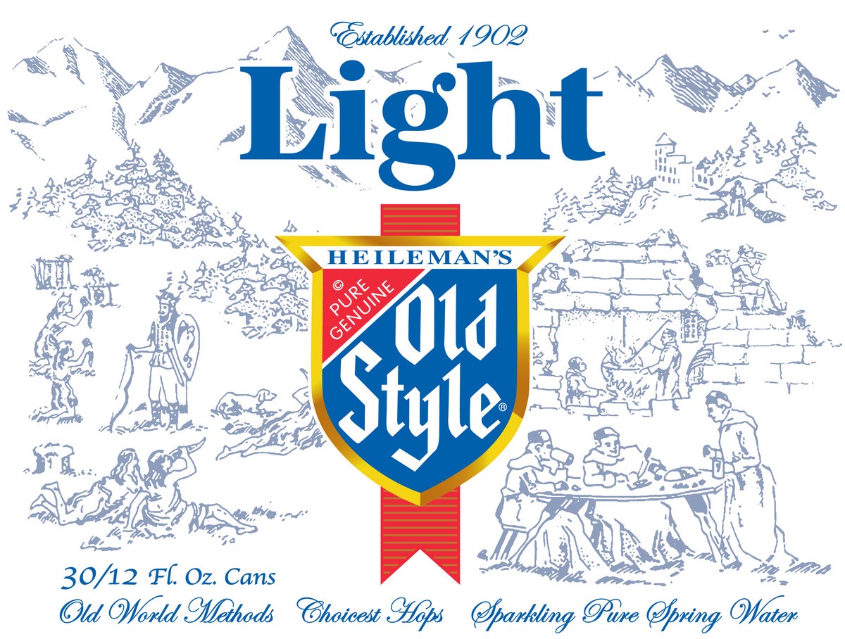 slide 9 of 10, Heileman's Old Style Old Style Light Beer, 30 Pack, 12 fl oz Cans, 360 oz