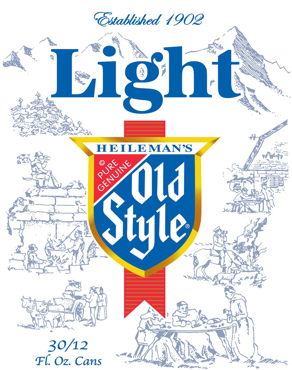 slide 6 of 10, Heileman's Old Style Old Style Light Beer, 30 Pack, 12 fl oz Cans, 360 oz