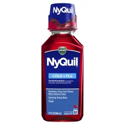 Vicks NyQuil Cold & Flu Cherry Nighttime Relief Liquid
