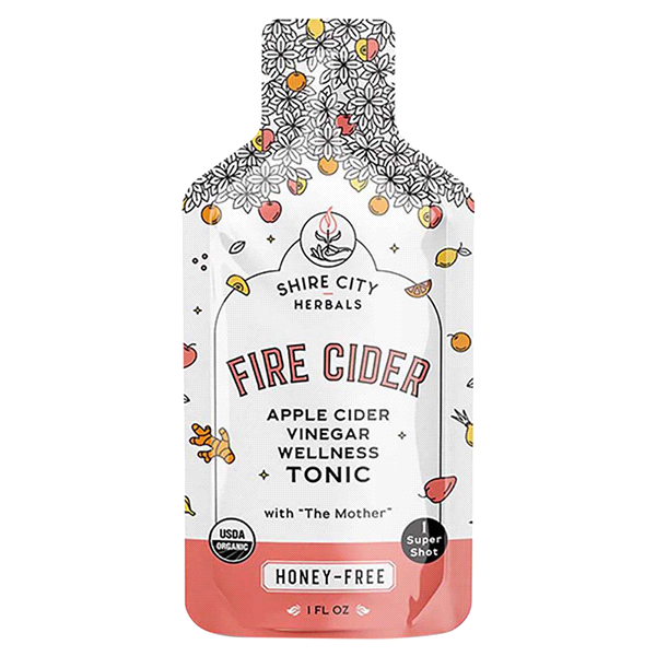 slide 1 of 1, Fire Cider Organic Honey-free Apple Cider Vinegar Tonic Single Super Shot, 1 ct