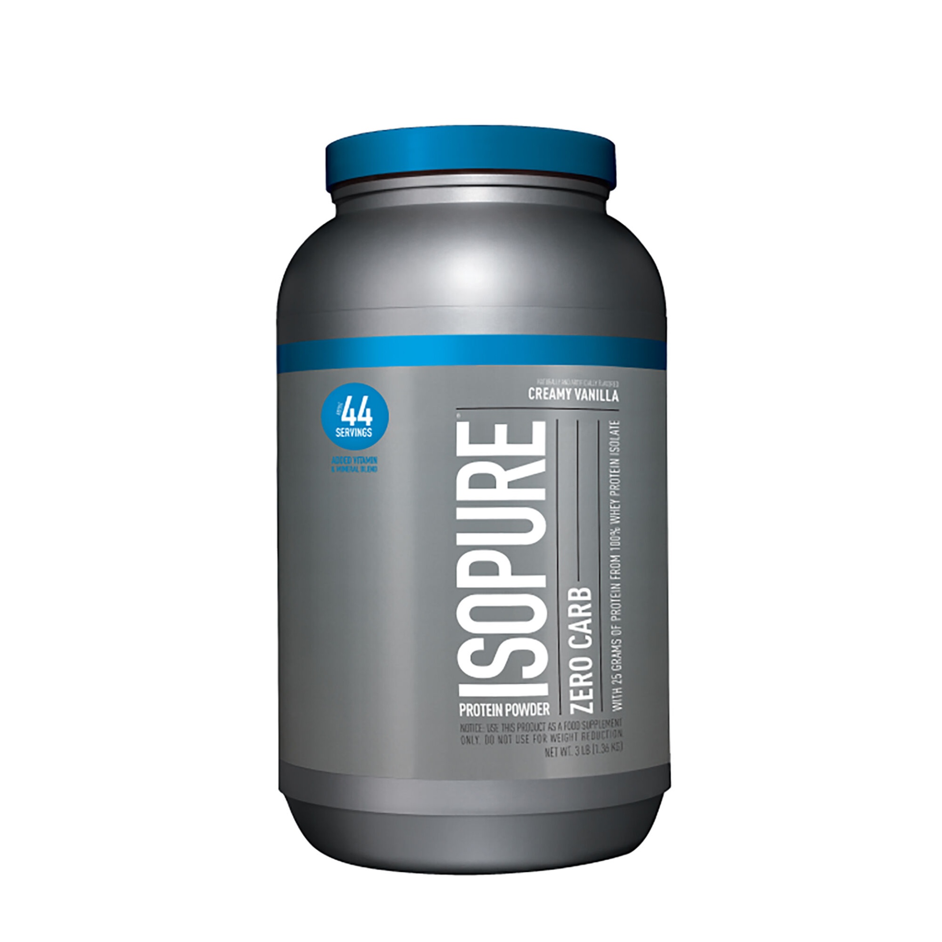 slide 1 of 1, Nature's Best Isopure Zero Carb Protein Powder Creamy Vanilla, 3 lb