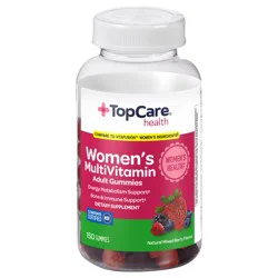TopCare Health Women's Mixed Berry Flavors Multivitamin 150 Adult Gummies